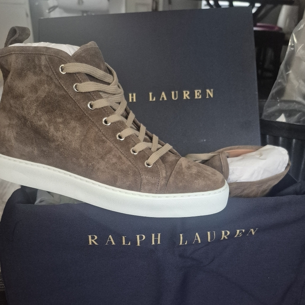 Ralph Lauren Purple Label Jeromy X high-top sneakers - Picture 2 of 8